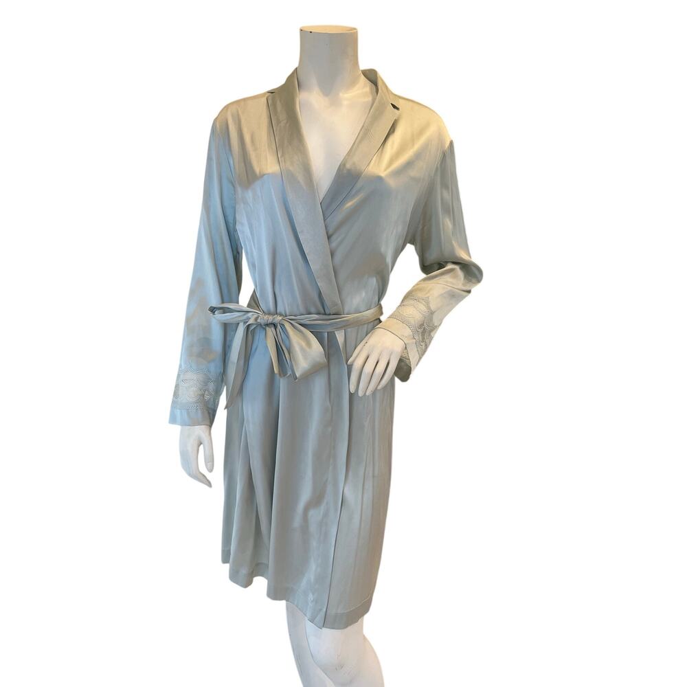 la perla 95% silk robe sz 2